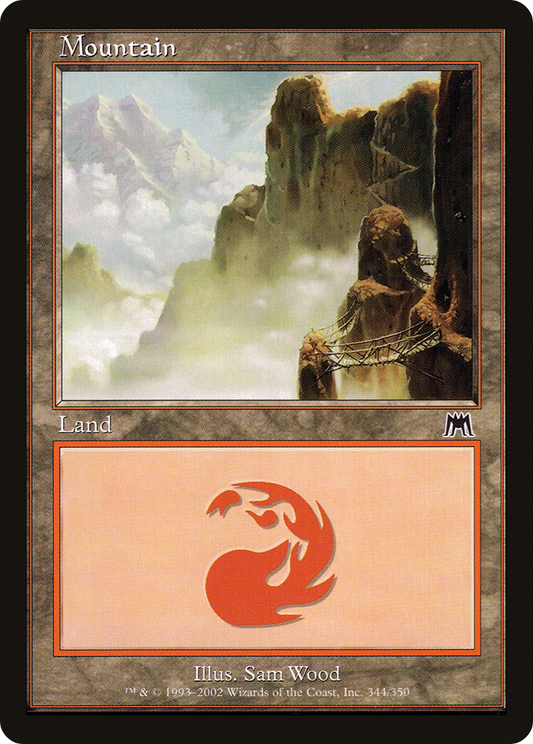 Mountain (344) [Onslaught] Foil