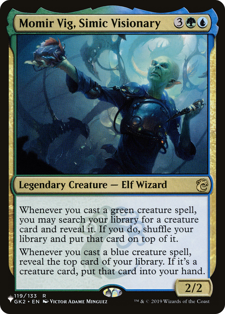 Momir Vig, Simic Visionary [The List] | Silver Goblin