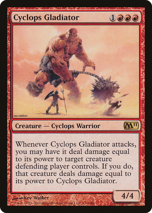 Cyclops Gladiator [Magic 2011] Foil