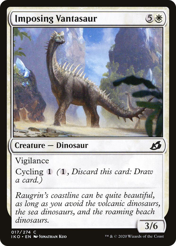 Imposing Vantasaur [Ikoria: Lair of Behemoths] Foil