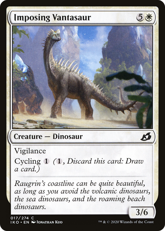 Imposing Vantasaur [Ikoria: Lair of Behemoths] Foil