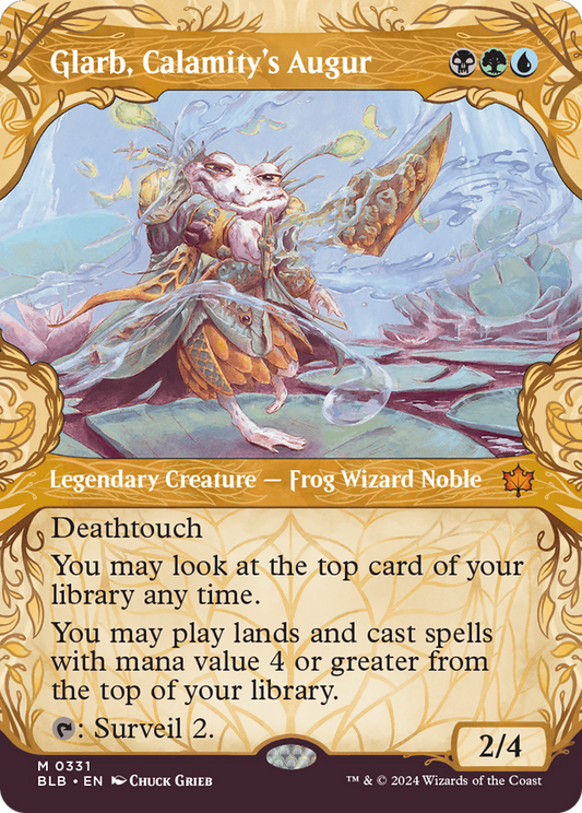 Glarb, Calamity's Augur (Showcase) [Bloomburrow] Foil