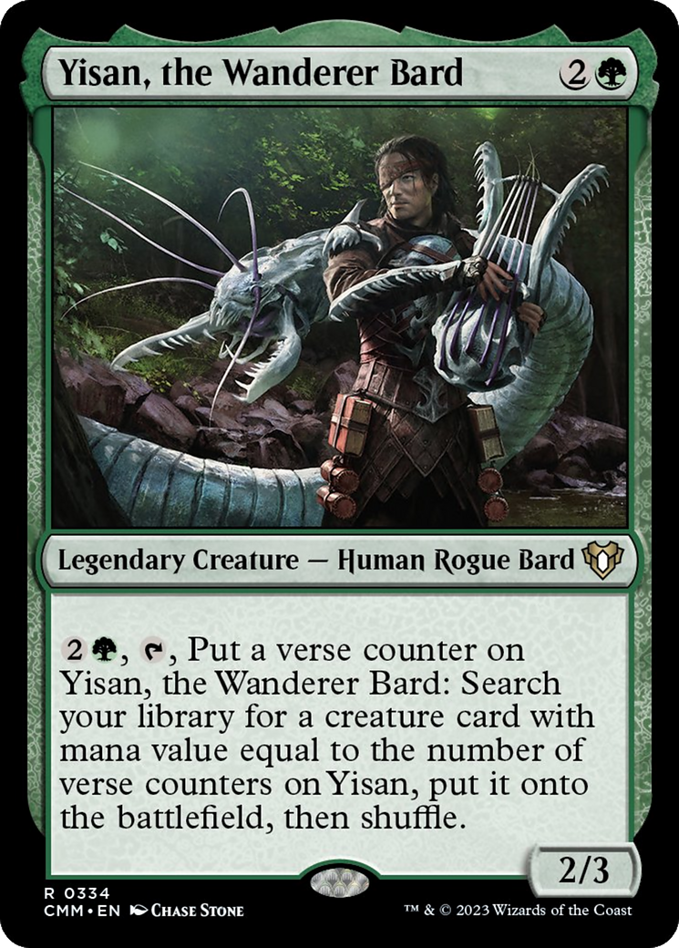Yisan, the Wanderer Bard [Commander Masters] | Silver Goblin