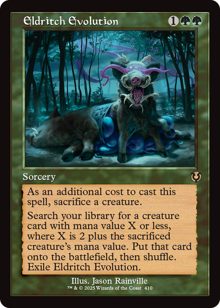 Eldritch Evolution (Retro Frame) (410) - Innistrad Remastered