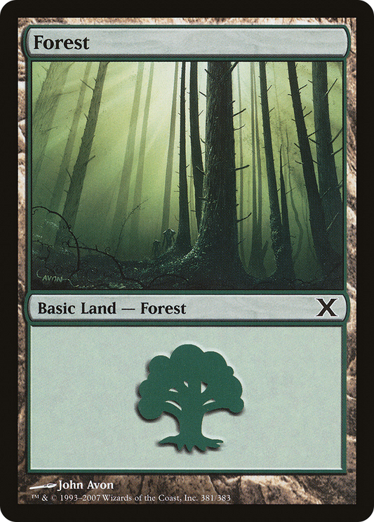 Forest (381) [Tenth Edition] Foil