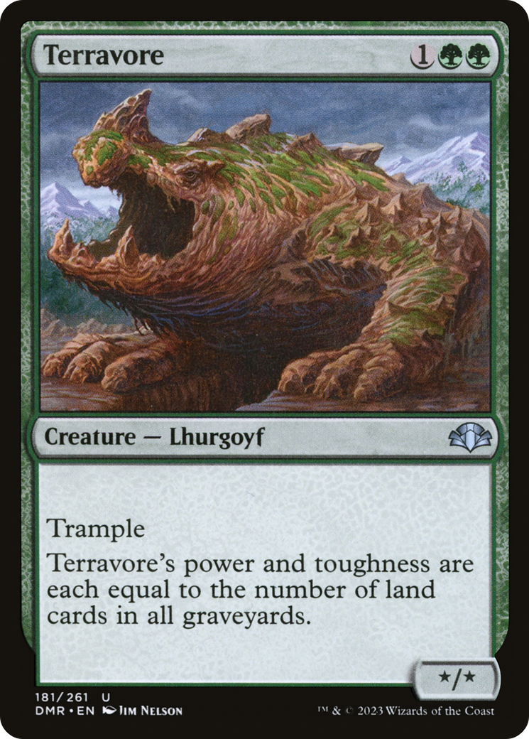 Terravore [Dominaria Remastered] Foil