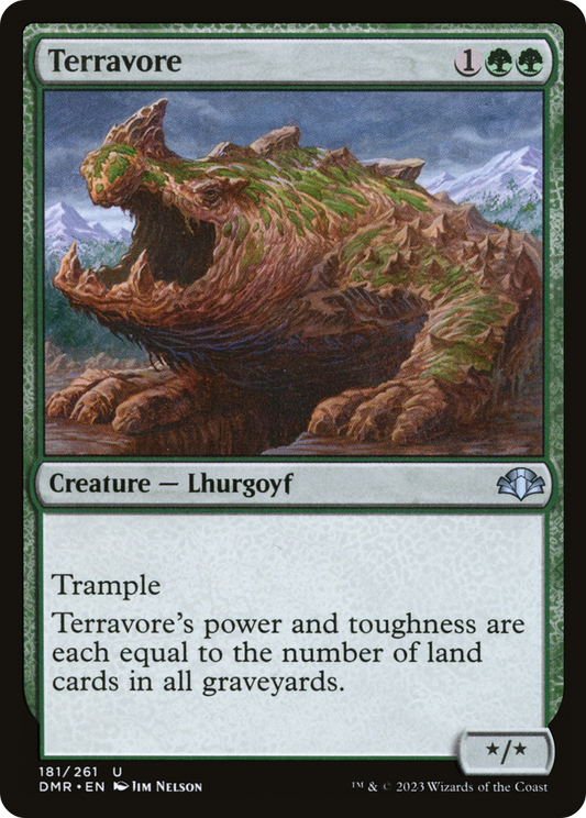 Terravore [Dominaria Remastered] Foil