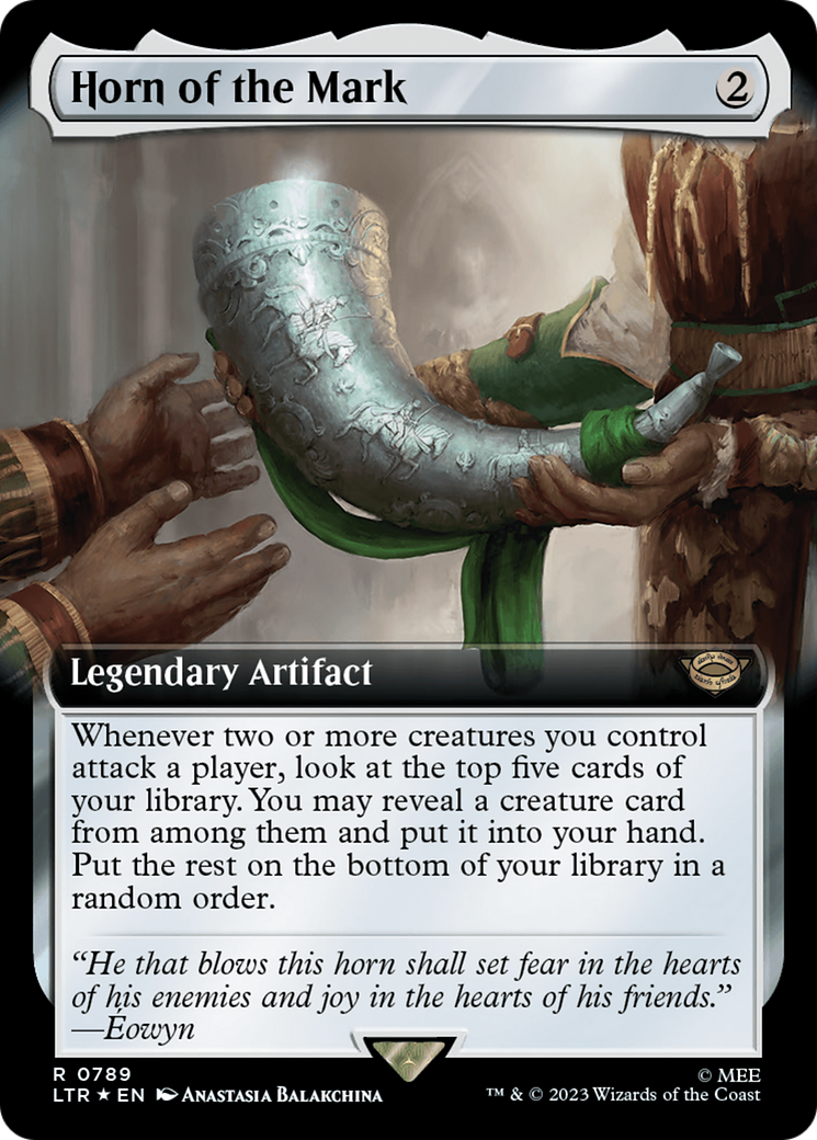 Horn of the Mark (Extended Art) (Surge Foil) [The Lord of the Rings: Tales of Middle-Earth] | Silver Goblin