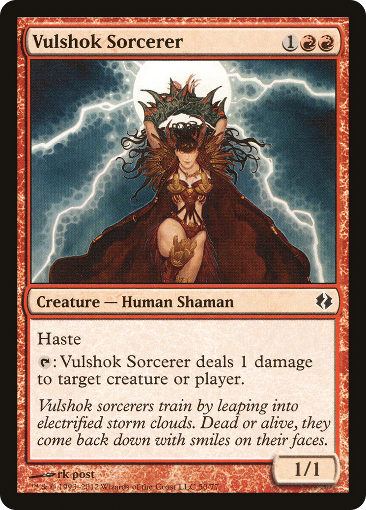 Vulshok Sorcerer (050) - Duel Decks: Venser vs. Koth
