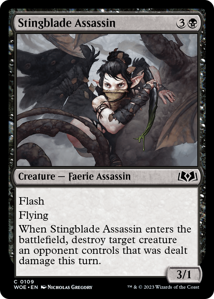 Stingblade Assassin [Wilds of Eldraine] Foil