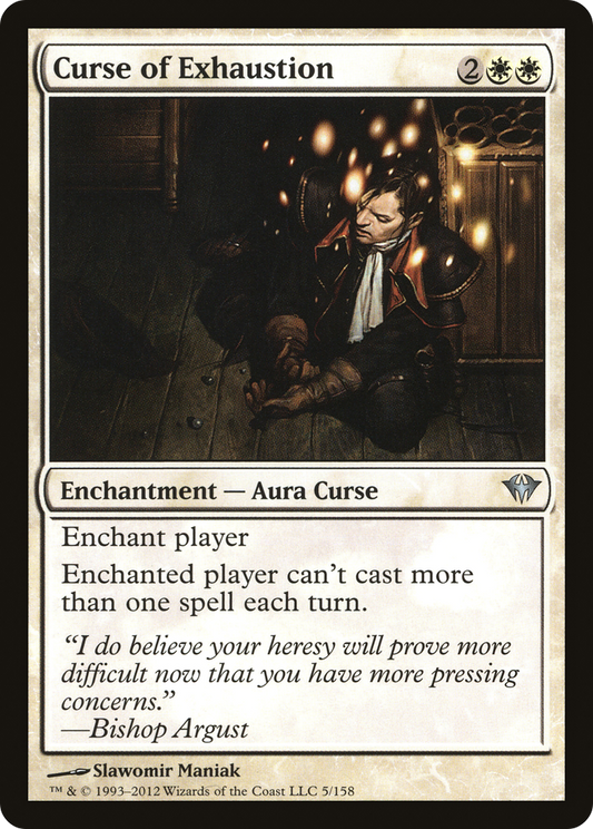 Curse of Exhaustion [Dark Ascension] Foil