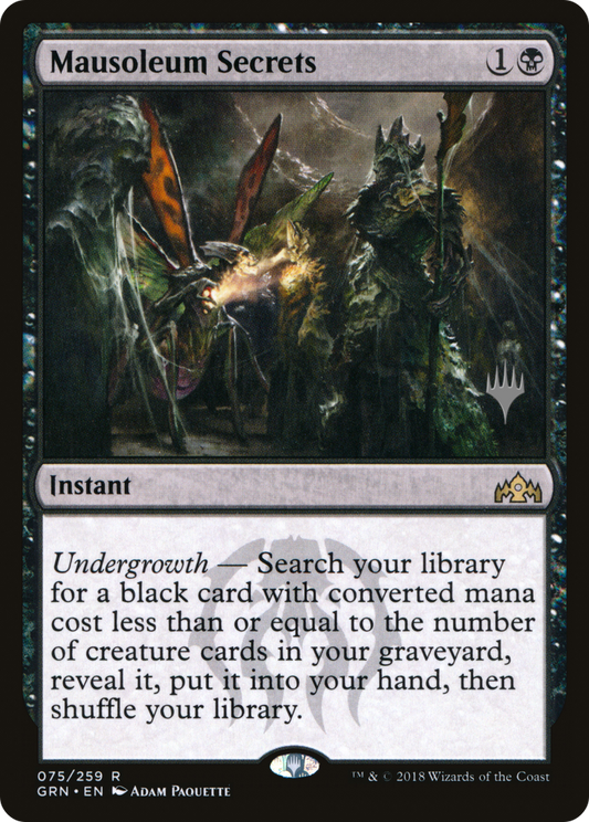Mausoleum Secrets (Promo Pack) [Guilds of Ravnica Promos]