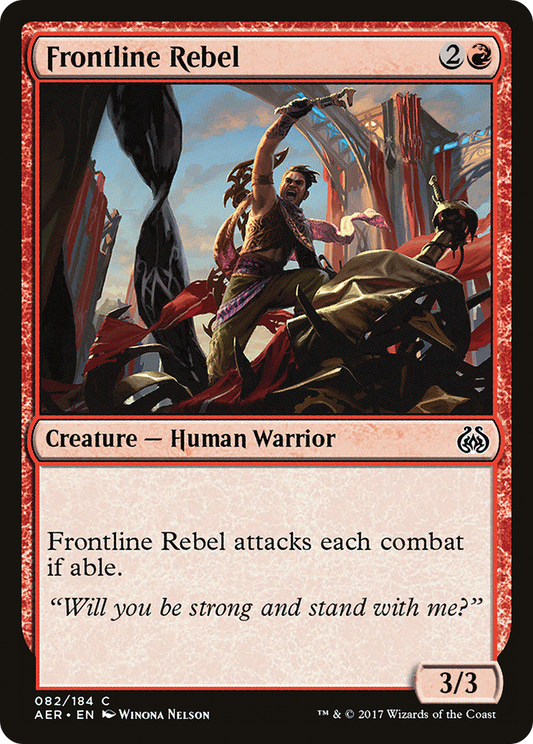 Frontline Rebel [Aether Revolt] Foil