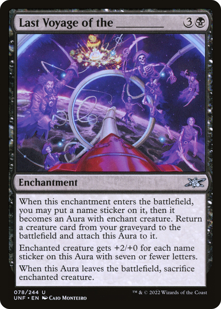 Last Voyage of the _____ [Unfinity] Foil