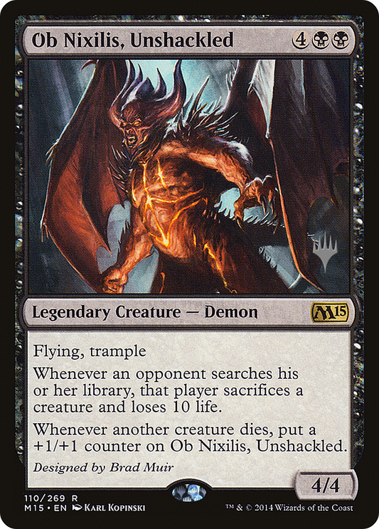 Ob Nixilis, Unshackled [Magic 2015 Promos] Foil