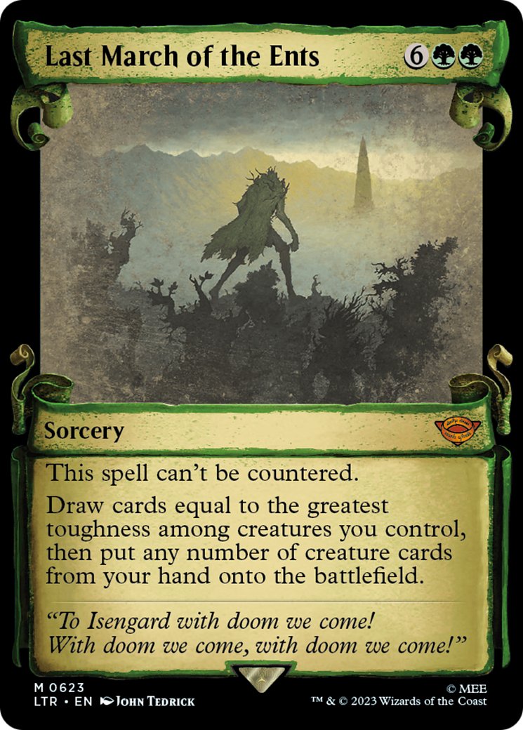 Last March of the Ents [The Lord of the Rings: Tales of Middle-Earth Showcase Scrolls] Foil