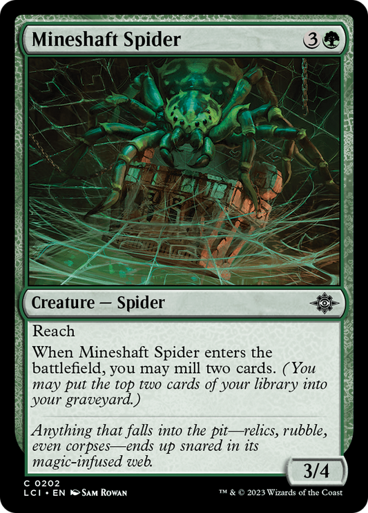 Mineshaft Spider [The Lost Caverns of Ixalan] Foil