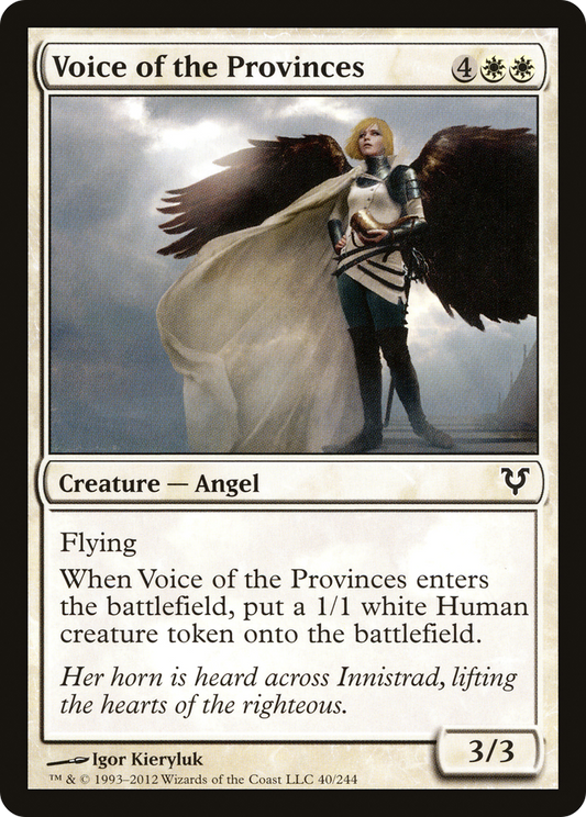 Voice of the Provinces [Avacyn Restored] Foil