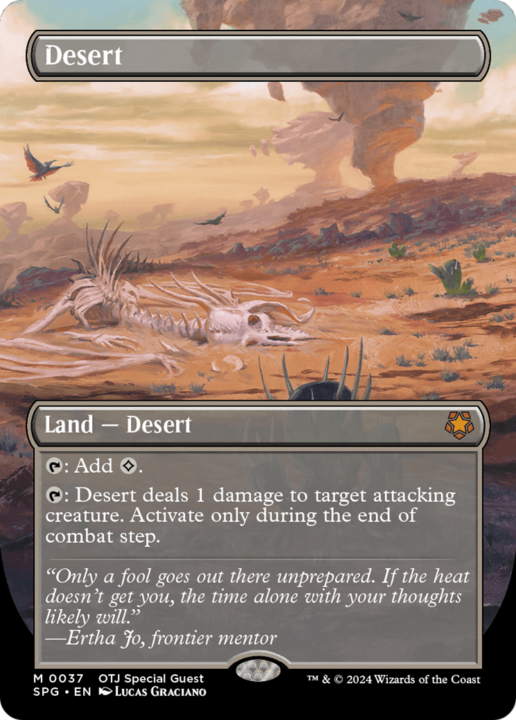 Desert (Borderless) [Outlaws of Thunder Junction Special Guests] | Silver Goblin