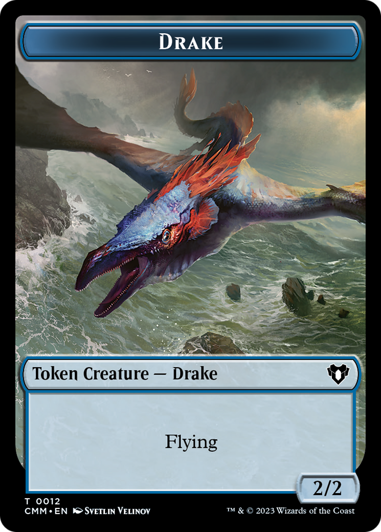 Eldrazi Scion // Drake Double-Sided Token [Commander Masters Tokens] | Silver Goblin