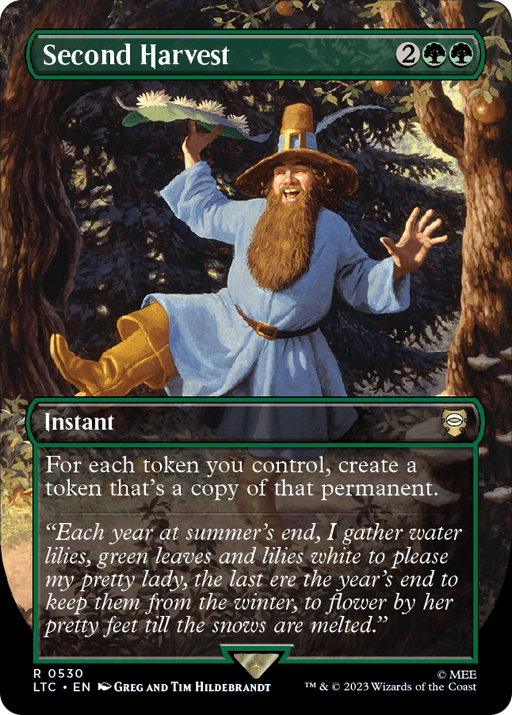 Second Harvest (Borderless) (530) Foil - Tales of Middle-earth Commander