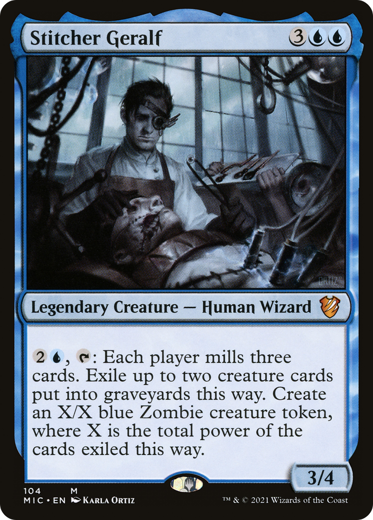 Stitcher Geralf [Innistrad: Midnight Hunt Commander] | Silver Goblin