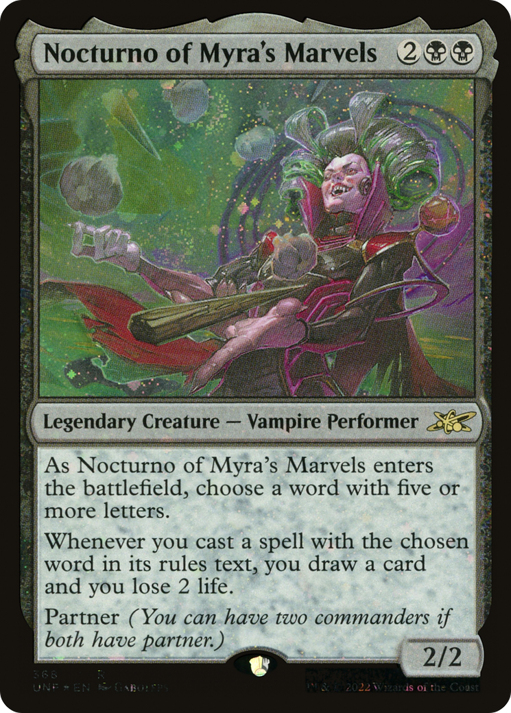 Nocturno of Myra's Marvels (Galaxy Foil) [Unfinity]