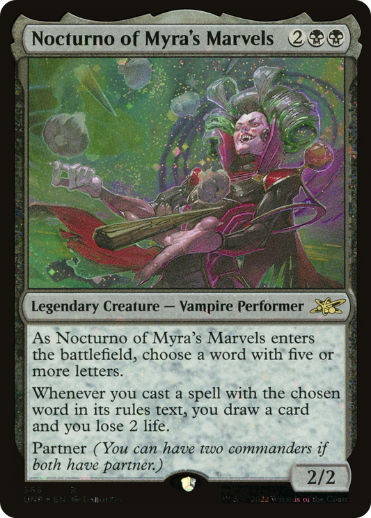 Nocturno of Myra's Marvels (Galaxy Foil) [Unfinity]