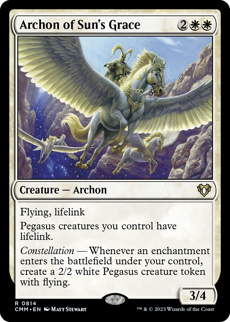 Archon of Sun's Grace [Commander Masters] | Silver Goblin