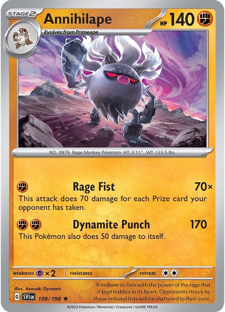 Annihilape (109/198) [Scarlet & Violet: Base Set] | Silver Goblin