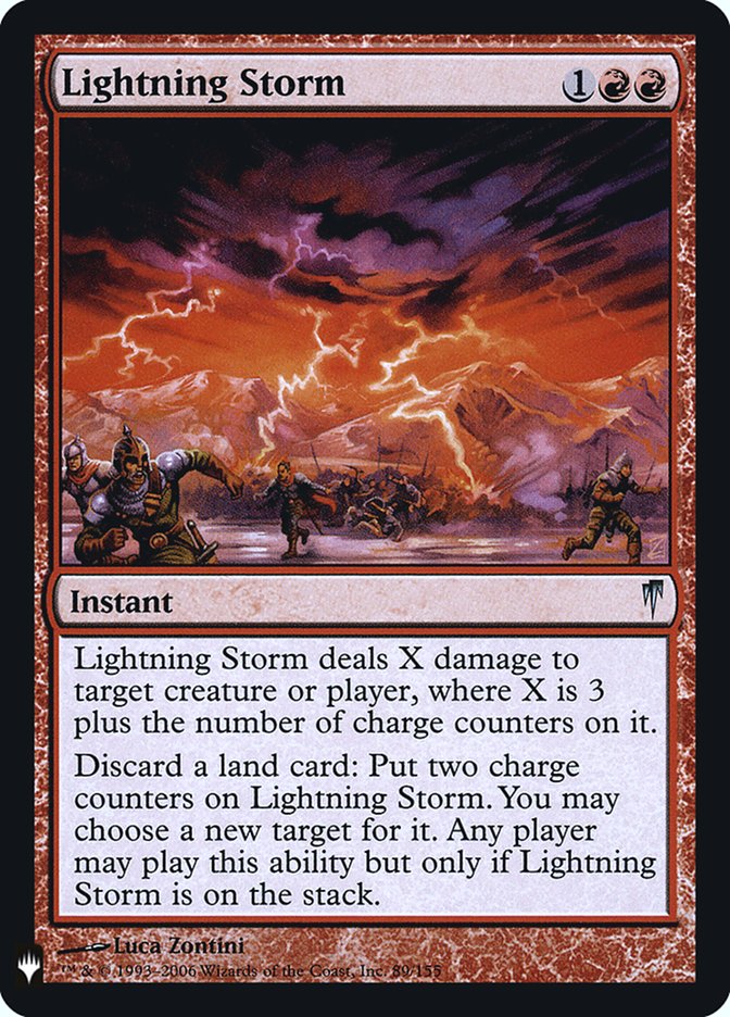 Lightning Storm [Mystery Booster] | Silver Goblin
