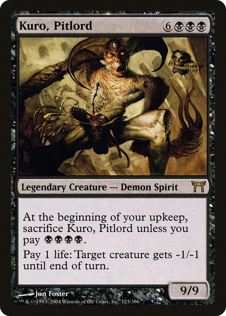 Kuro, Pitlord (123) Foil - Champions of Kamigawa