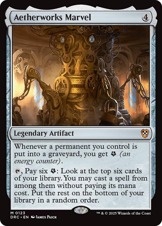 Aetherworks Marvel (123) - Commander: Aetherdrift