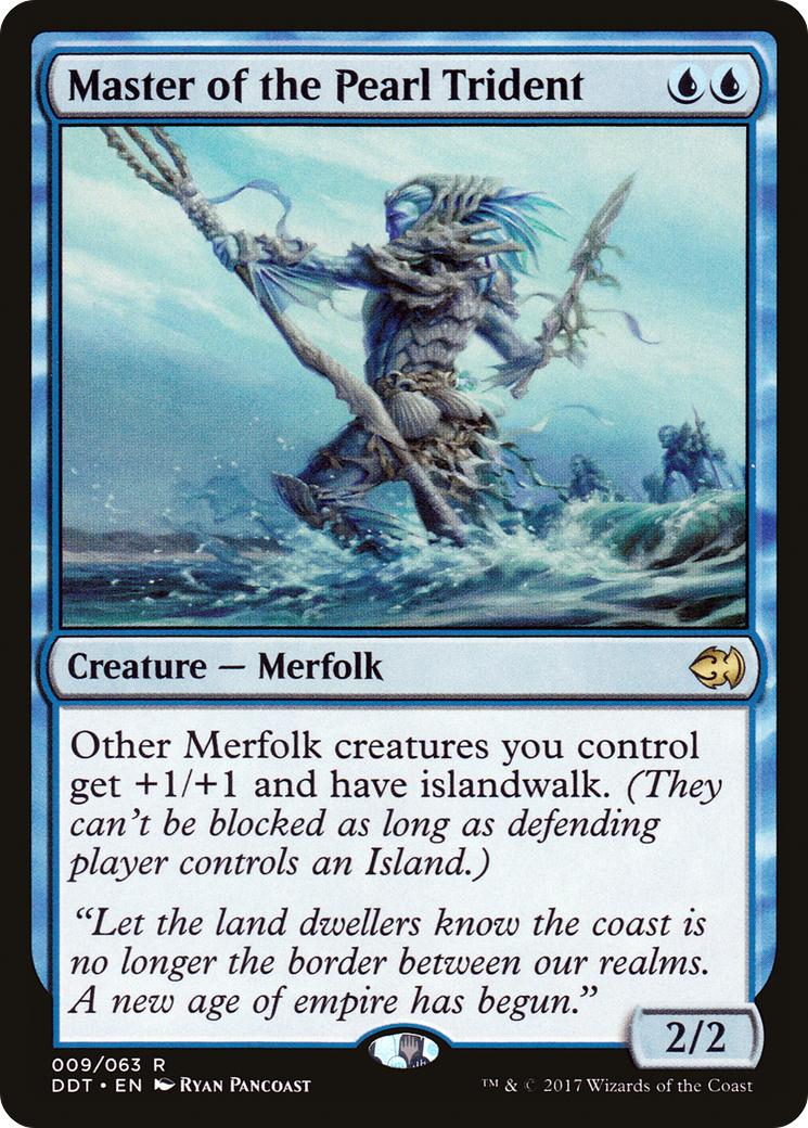 Master of the Pearl Trident [Duel Decks: Merfolk vs. Goblins] | Silver Goblin