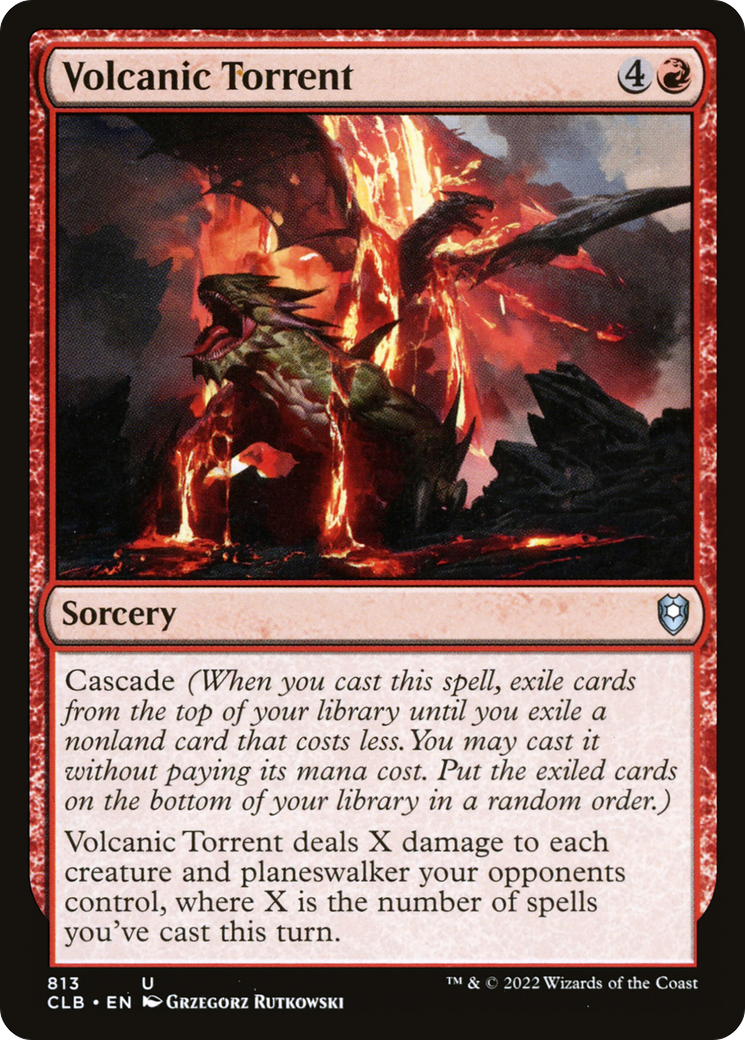 Volcanic Torrent [Commander Legends: Battle for Baldur's Gate] | Silver Goblin