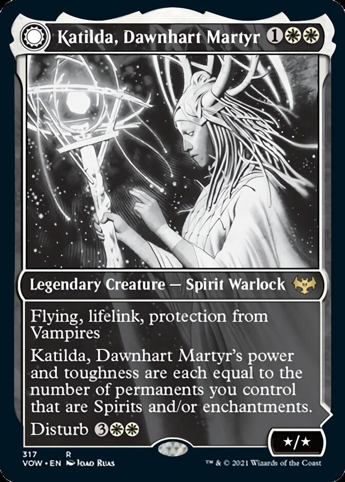 Katilda, Dawnhart Martyr // Katilda's Rising Dawn (Showcase Eternal Night) [Innistrad: Crimson Vow] | Silver Goblin