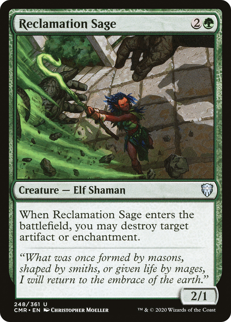 Reclamation Sage (248) [Commander Legends] Foil