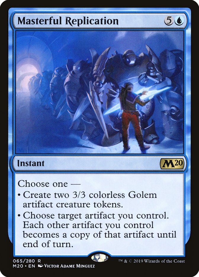 Masterful Replication [Core Set 2020] | Silver Goblin