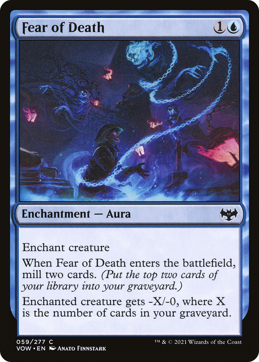 Fear of Death [Innistrad: Crimson Vow] Foil