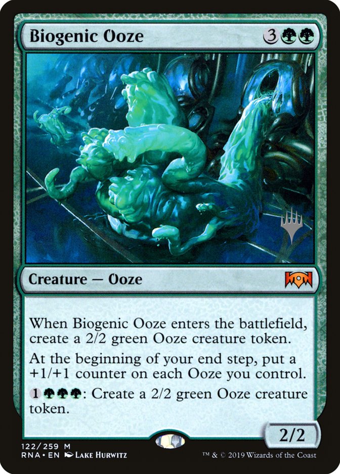 Biogenic Ooze (Promo Pack) [Ravnica Allegiance Promos] | Silver Goblin