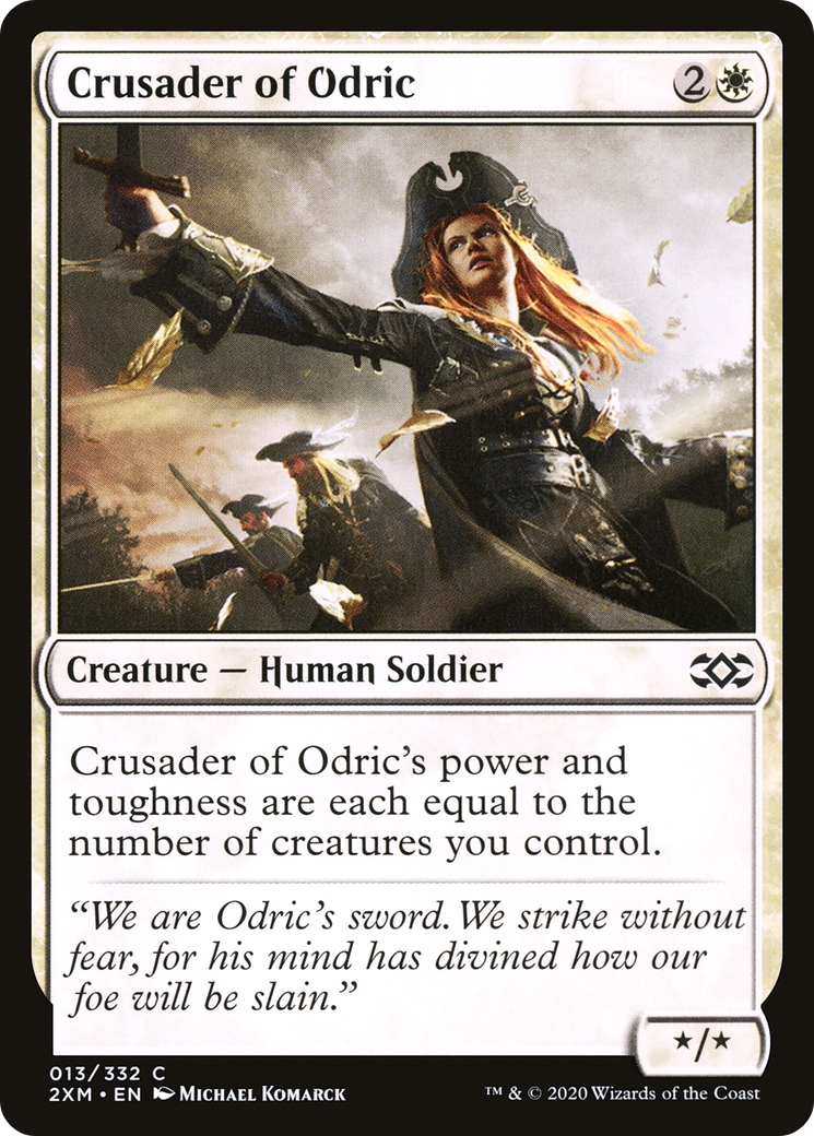 Crusader of Odric [Double Masters] Foil