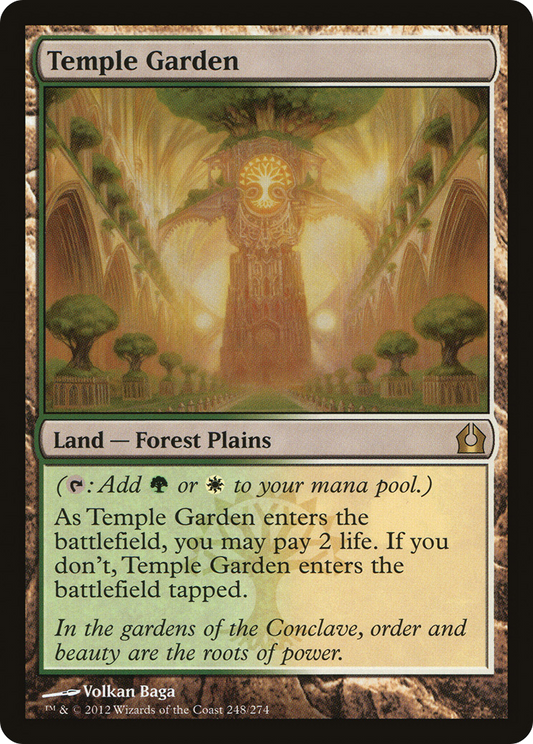 Temple Garden [Return to Ravnica] Foil
