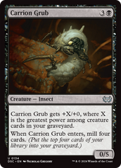 Carrion Grub [Duskmourn: House of Horror Commander] | Silver Goblin