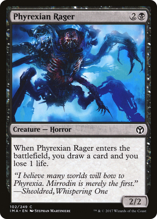 Phyrexian Rager [Iconic Masters] Foil