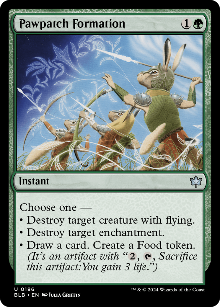 Pawpatch Formation [Bloomburrow] Foil