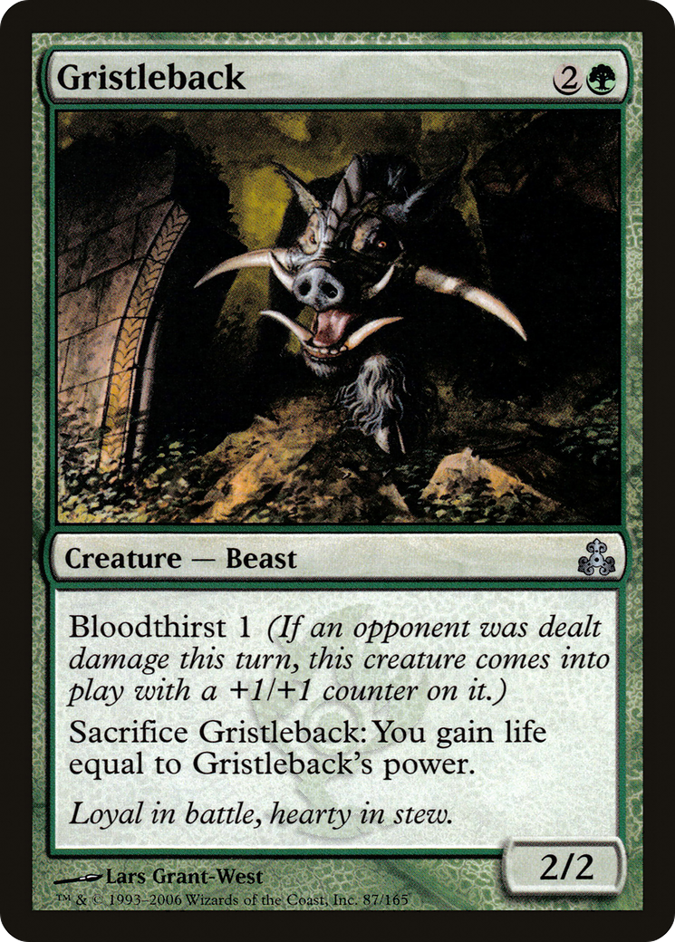 Gristleback [Guildpact] Foil