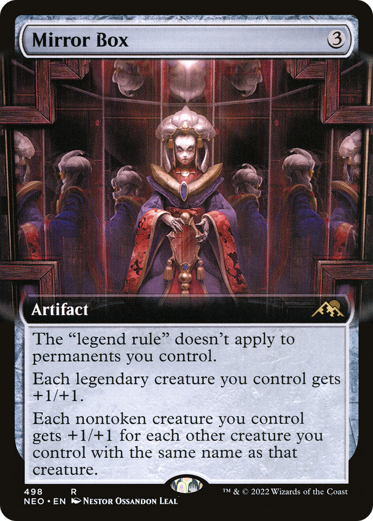 Mirror Box (Extended Art) [Kamigawa: Neon Dynasty] Foil
