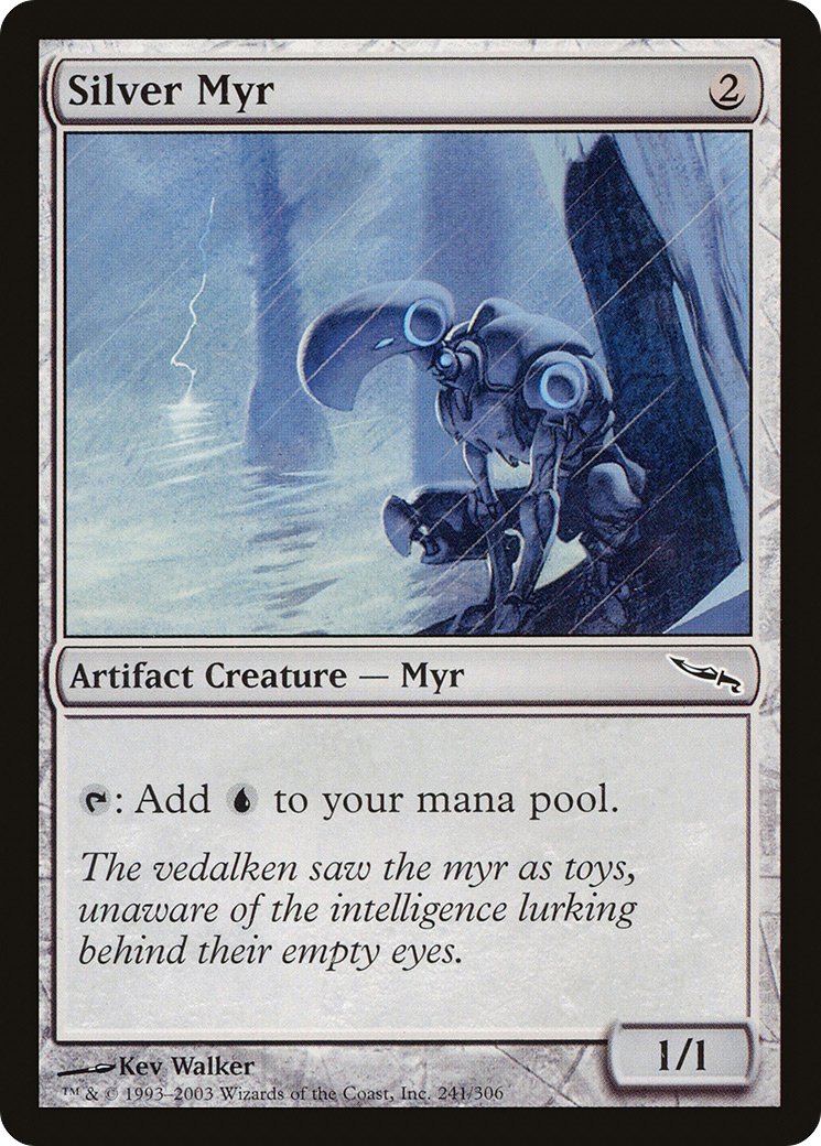 Silver Myr [Mirrodin] | Silver Goblin