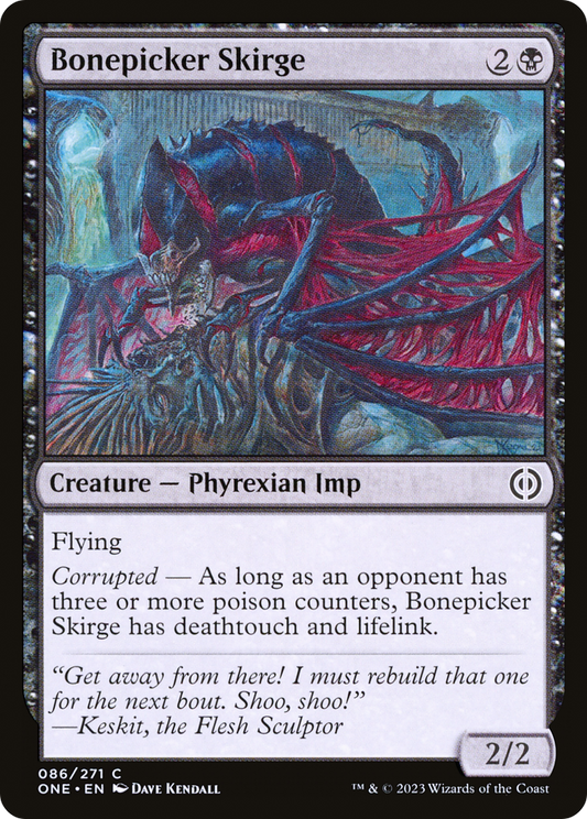 Bonepicker Skirge [Phyrexia: All Will Be One] Foil