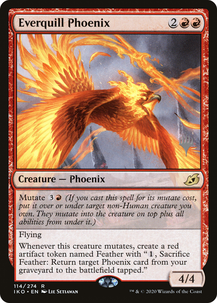 Everquill Phoenix (Promo Pack) [Ikoria: Lair of Behemoths Promos] | Silver Goblin